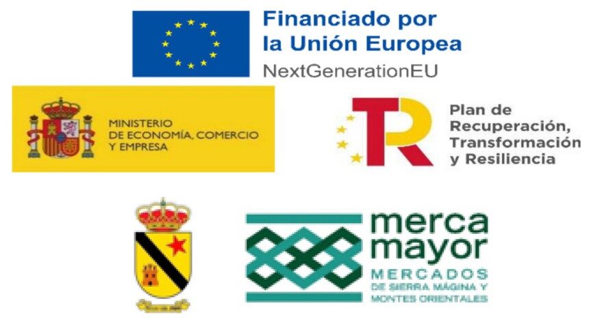 Logotipo PRTR Proyecto Mercamayor - Jódar